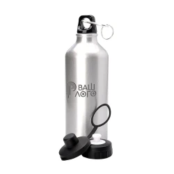 Фляга для сублимации Sublime с двумя крышками 650 мл с логотипом